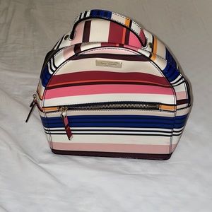 Kate Spade Multi-Color Striped Backpack